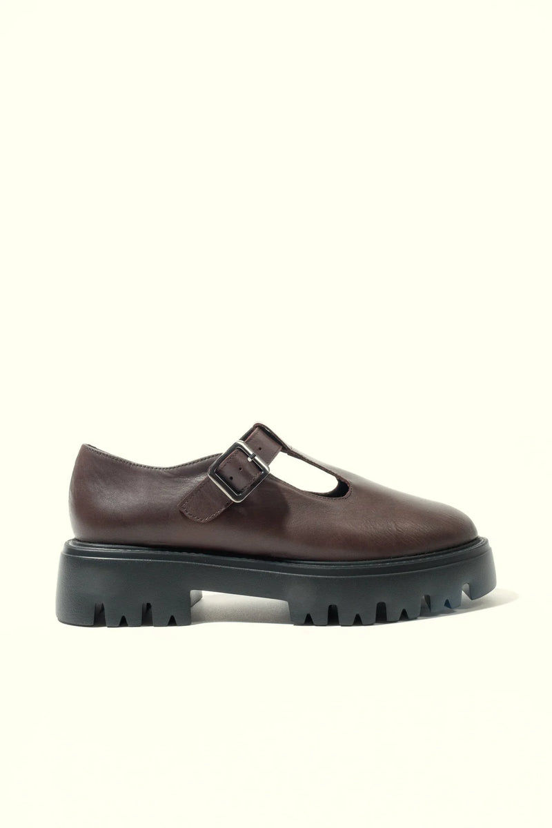 Salome t bar shoe | Chocolate
