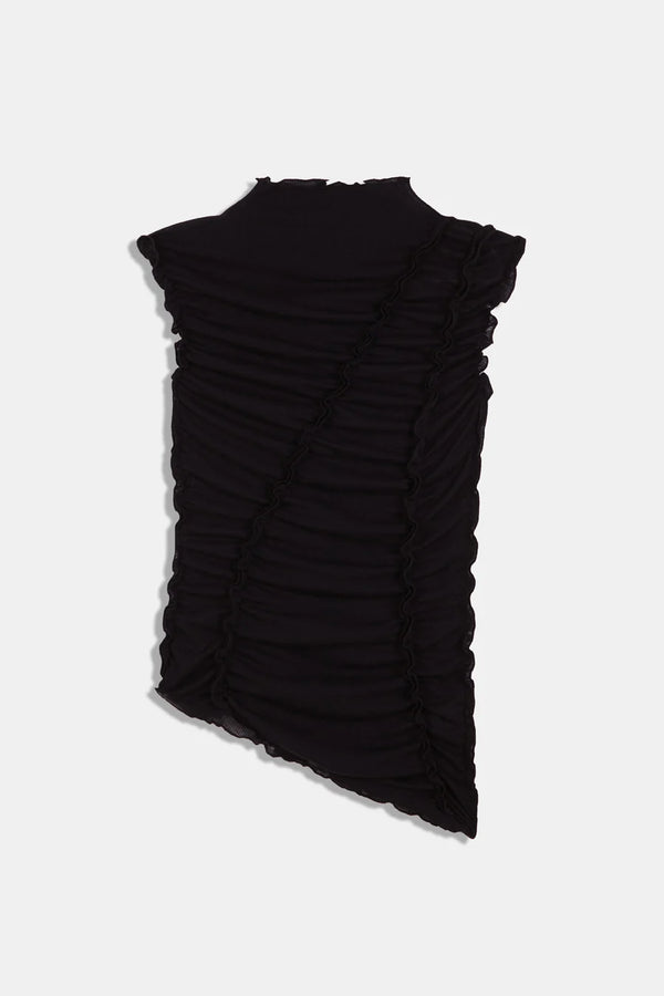Mia wool top | black