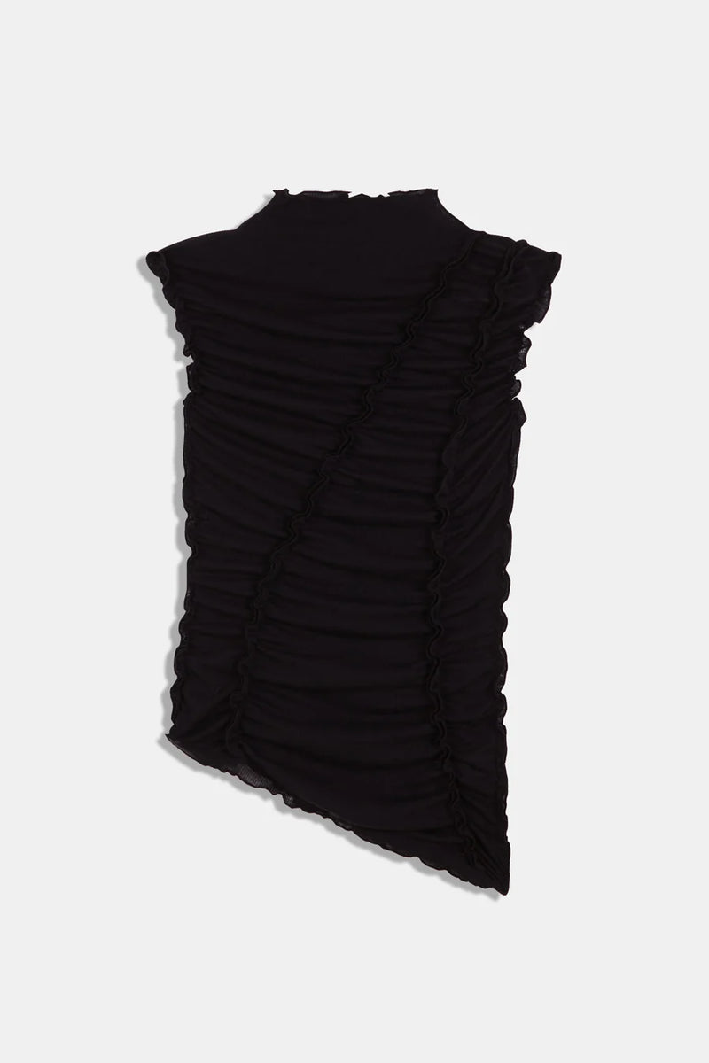 Mia wool top | black