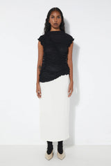 Mia wool top | black
