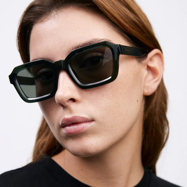 Nayah Glasses | Fog Olive
