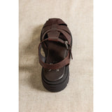 Cala chunky Sandal | chocolate