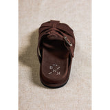 Cecily Suede sandal  | chocolate