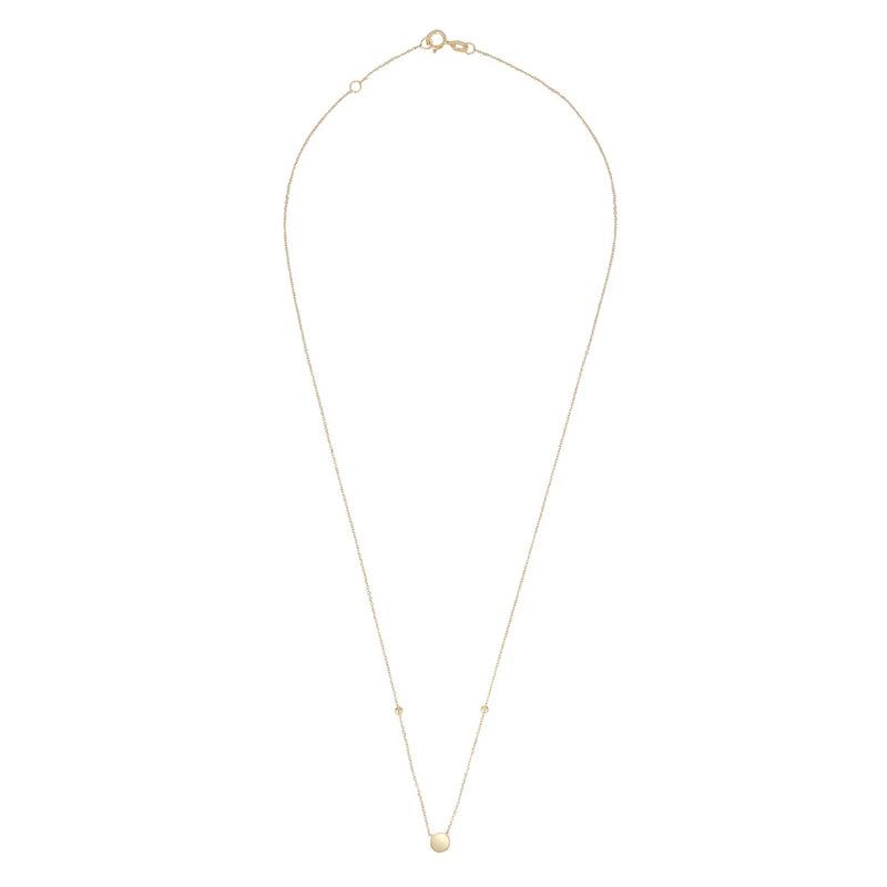 Small Disc chain | 9ct. gold