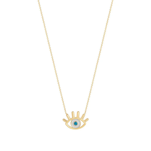 Evil Eye Necklace | 9 ct.gold