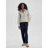 Milano Half Zip | snow grey