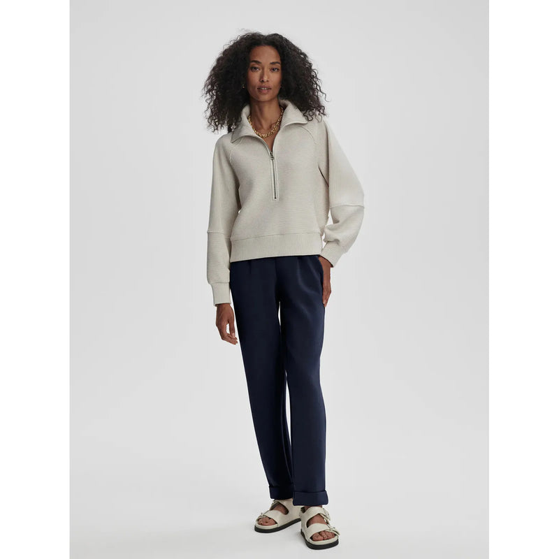 Milano Half Zip | snow grey
