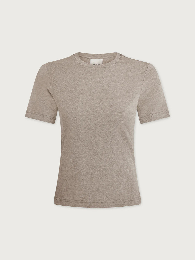 Regina Tee | Taupe Marl