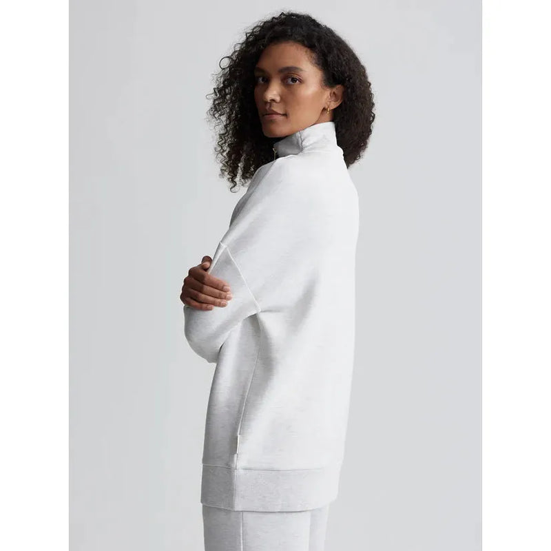 Msisie longline sweat | ivory marl