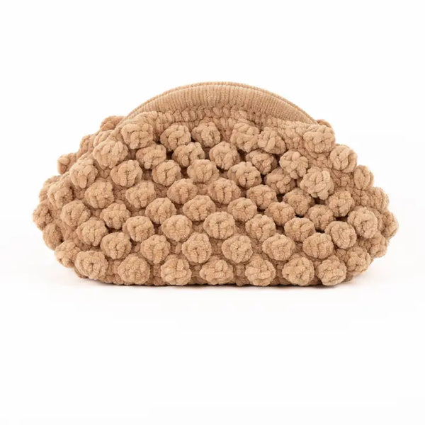 Bobble clutch Bag | Sand