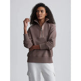 Lismore Half Zip | Deep Taupe