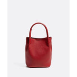 Mini Bucket Crossbody Bag | Red