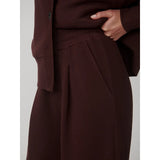 Wide Leg Pant | Deep Mahogany