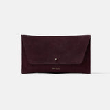 Mini Wallet | Suede Burgundy