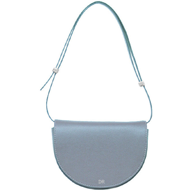 mini circle bag / milky blue